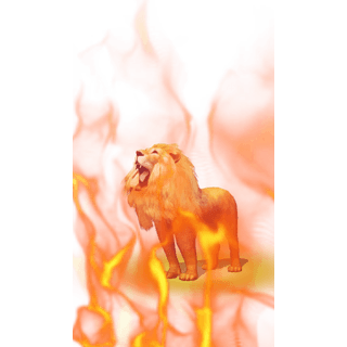 Blazing Lion March SVGA entry effect animation