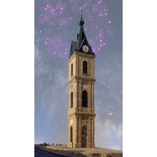 Fireworks Clock Tower SVGA gift animation preview