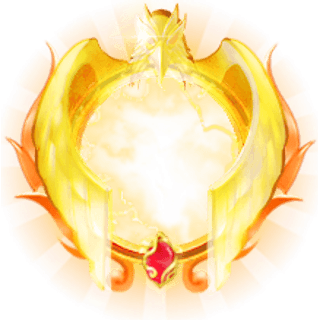 Golden Phoenix Wings Frame SVGA avatar frame animation