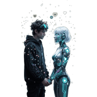 Hacker Boy And Android Girl SVGA gift animation