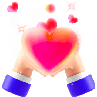 Hearts in Hands SVGA gift animation preview
