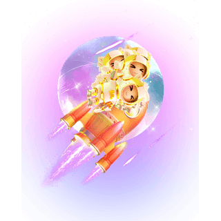 Moon Rocket Cutie SVGA gift animation preview