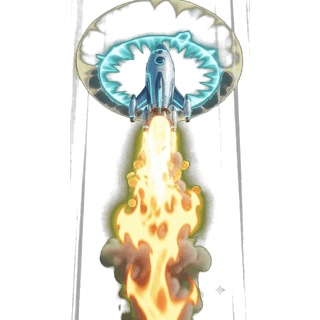 Neon Rocket Blast SVGA gift animation