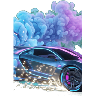 Neon Supercar SVGA gift animation