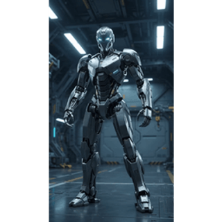 Robot Transforms And Releases Blast SVGA entry effect animation