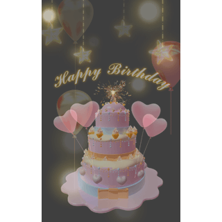 Sweet Birthday Cake SVGA gift animation
